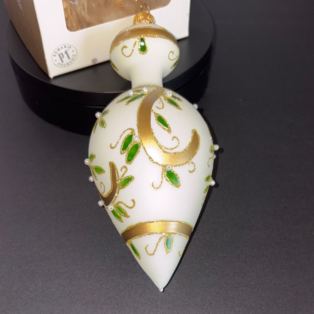 Pier 1 Handblown European Glass Ornament